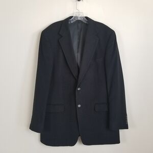 Signature Design by Lanzetti Cashmere Blend Blazer Jacket Size 44L